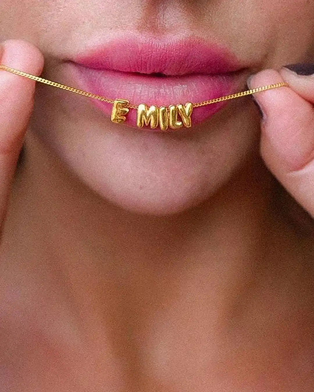 Bubble bogstavshalskæde